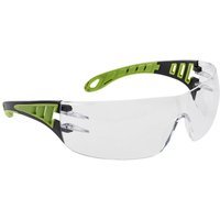 Portwest Tech Look Safety Glasses Green Clear