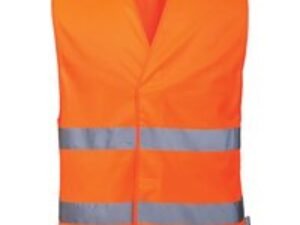 Portwest Two Band Class 2 Hi Vis Waistcoat Orange S / M
