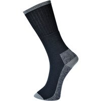 Portwest Work Socks Black 6 - 9 Pack of 3