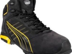 Puma Mens Safety Amsterdam Mid Safety Boots Black Size 12