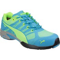 Puma Safety Celerity Knit Ultra Lightweight Safety Trainer Blue Size 6.5