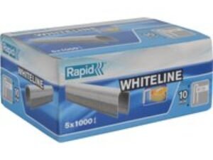 Rapid 28 White Staples 10mm Pack of 5000