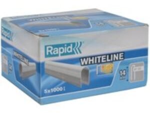 Rapid 28 White Staples 14mm Pack of 5000