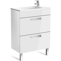 Rocca Debba Vanity Unit Includes 2 Drawers 600 White