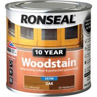 Ronseal 10 Year Wood Stain Oak 250ml