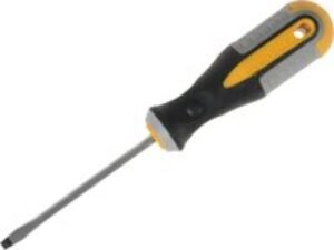 Roughneck Magnetic Flared Slotted Screwdriver 4mm 75mm
