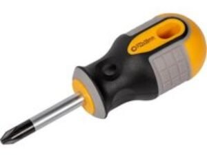 Roughneck Magnetic Pozi Stubby Screwdriver PZ2 38mm