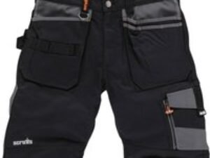 Scruffs Mens Holster Trade Shorts Black 36
