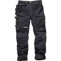 Scruffs Pro Flex Plus Holster Trouser Black 40" 32
