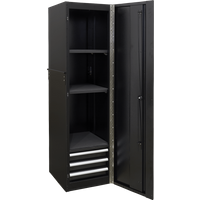Sealey 3 Drawer Heavy Duty Hang On Locker Black