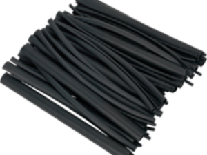 Sealey 72 Piece Adhesive Lined Heat Shrink Tubing Assortment Black