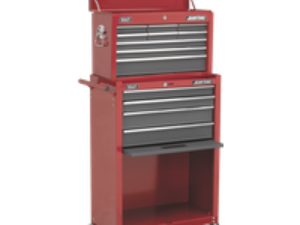 Sealey American Pro 13 Drawer Roller Cabinet and Tool Chest Red / Grey