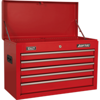 Sealey American Pro 5 Drawer Tool Chest Red