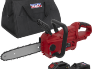Sealey CP20VCHS 20v Cordless Chainsaw 250mm 1 x 4ah Li-ion Charger Bag