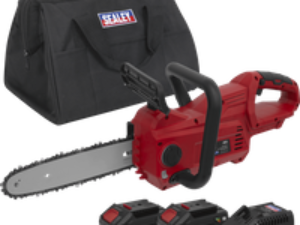Sealey CP20VCHS 20v Cordless Chainsaw 250mm 2 x 4ah Li-ion Charger Bag