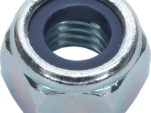 Sealey DIN 982 Zinc Plated Nylon Lock Nuts M10 Thread Pack of 100