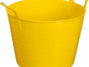 Sealey Heavy Duty Flexi Tub 40l Yellow