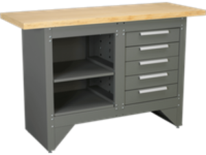 Sealey Heavy Duty Workbench 5 Drawer 1.37m