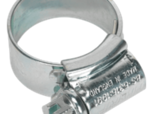 Sealey High Grip Zinc Plated Hose Clips 14mm - 22mm Pack of 30