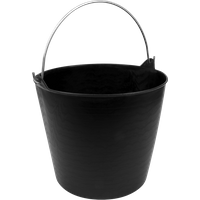 Sealey Metal Handle Heavy Duty Flexi Tub 26l Black
