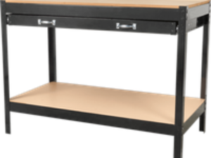 Sealey Metal Workbench with MDF Work Top and Drawer 1.21m