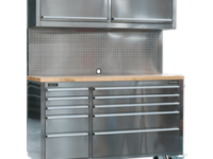 Sealey Mobile Stainless Steel Tool Workstation Stainless Steel