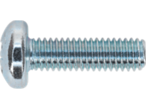 Sealey Pan Head Pozi Din 7985Z Machine Screws M6 20mm Pack of 50