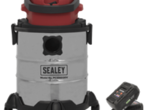 Sealey PC20VCOMBO Cordless 20v Vacuum Cleaner 20L 1 x 4ah Li-ion Charger No Case