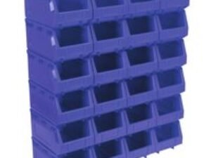 Sealey Plastic Storage Bin 103 x 85 x 53mm Blue 24