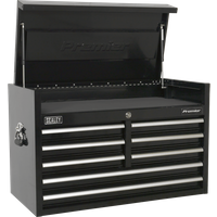 Sealey Premier 8 Drawer Tool Chest Black