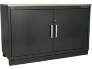Sealey Premier Heavy Duty Modular Floor Cabinet 2 Door MSS System Black