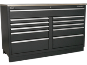 Sealey Premier Heavy Duty Modular Floor Cabinet MSS System Black