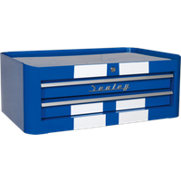 Sealey Premier Retro Style 2 Drawer Mid Tool Chest Blue / White