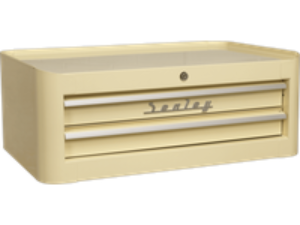 Sealey Premier Retro Style 2 Drawer Mid Tool Chest Cream