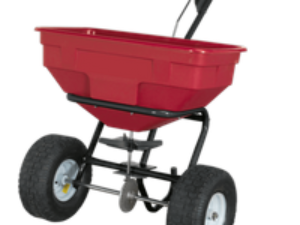 Sealey Push Feed, Grass and Salt Broadcast Spreader 57Kg