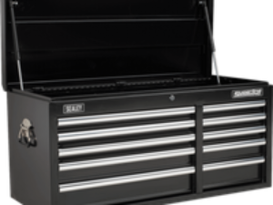 Sealey Superline Pro 10 Drawer Heavy Duty Tool Chest Black