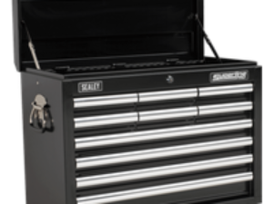Sealey Superline Pro 10 Drawer Heavy Duty Tool Chest Black