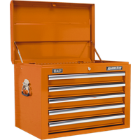 Sealey Superline Pro 5 Drawer Tool Chest Orange