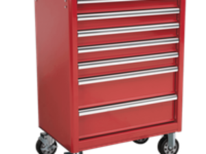 Sealey Superline Pro 7 Drawer Heavy Duty Roller Cabinet Red