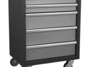 Sealey Superline Pro Modular Mobile Cabinet 5 Drawer MSS System Black / Grey