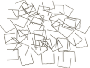 Sealey U Staples for Plastic Repair Hot Staple Gun 0.8mm Pack of 100