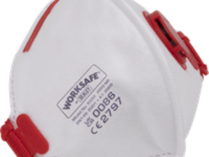 Sealey Valved Fold Flat Mask FFP3 Pack of 3