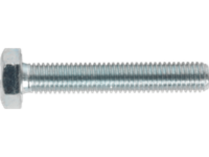 Sealey Zinc Plated 8.8 Steel Din 933 HT Setscrews M10 60mm Pack of 25