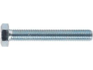 Sealey Zinc Plated 8.8 Steel Din 933 HT Setscrews M10 70mm Pack of 25