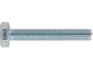 Sealey Zinc Plated 8.8 Steel Din 933 HT Setscrews M4 25mm Pack of 50