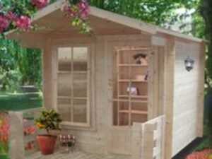 Shire Maulden 2.4m x 3.2m Log Cabin Summerhouse (19mm)