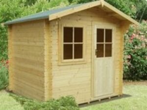 Shire Montford 3.2m x 3.2m Log Cabin Summer House (28mm)