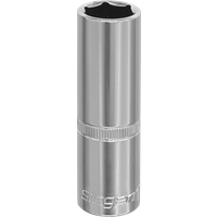 Siegen 1/2" Drive Deep Hexagon WallDrive Socket Metric 1/2" 17mm
