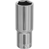 Siegen 1/2" Drive Deep Hexagon WallDrive Socket Metric 1/2" 24mm