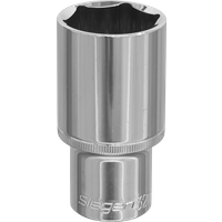 Siegen 1/2" Drive Deep Hexagon WallDrive Socket Metric 1/2" 32mm